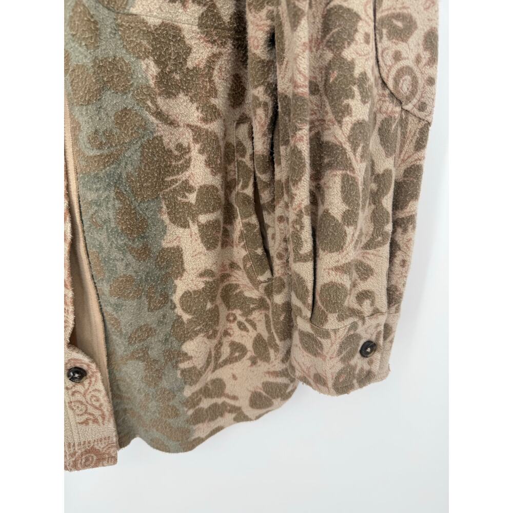 Free People Printed Ruby Jacket Tea Combo XL Oversized Shacket - Picture 8 of 12